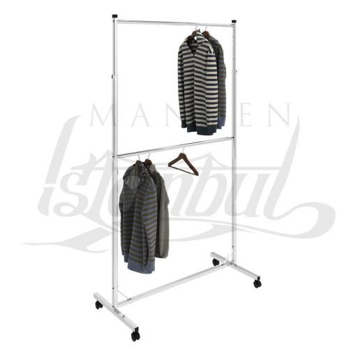 Çift katlı metal orta stand